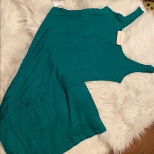 Long emerald dress from Forever 21 in SZ L